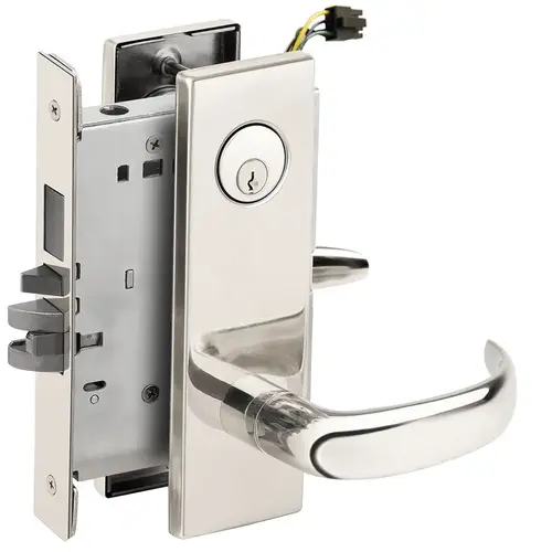 Lock Electric Mortise Lock Bright Stainless Steel