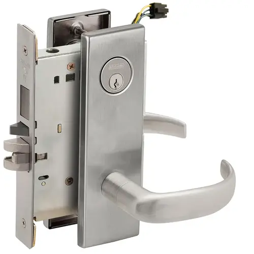 Lock Electric Mortise Lock Satin Stainless Steel