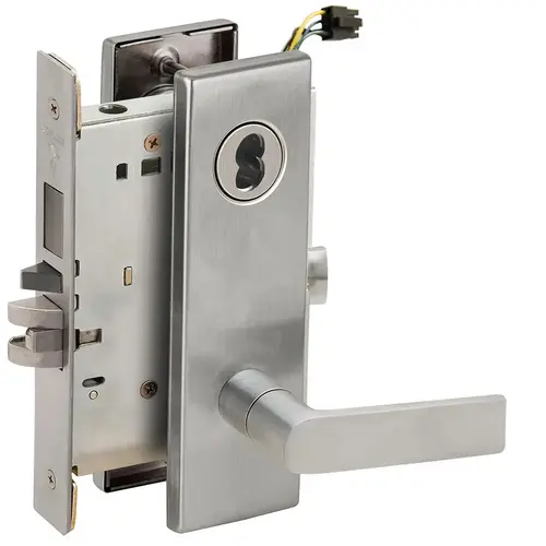 Lock Electric Mortise Lock Satin Stainless Steel