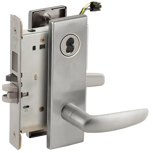 Lock Electric Mortise Lock Satin Stainless Steel