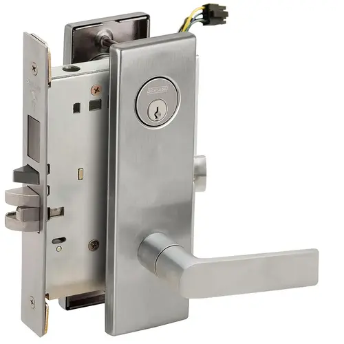 Lock Electric Mortise Lock Satin Stainless Steel