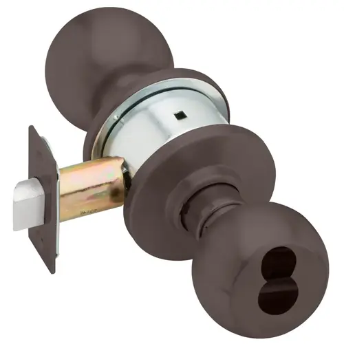 Lock Cylindrical Lock Dark Oxidized Satin Bronze Oil Rubbed