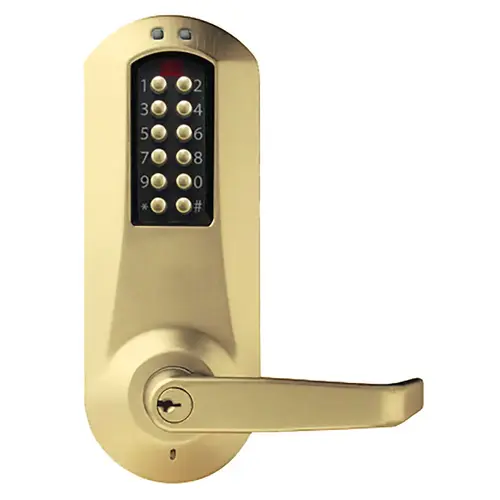 Pushbutton Lock Satin Brass