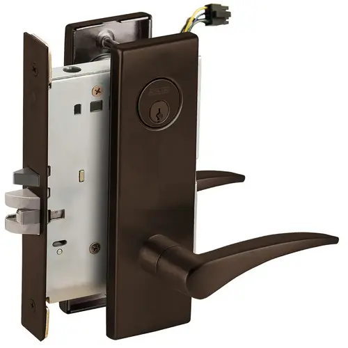 Lock Electric Mortise Lock Aged Bronze