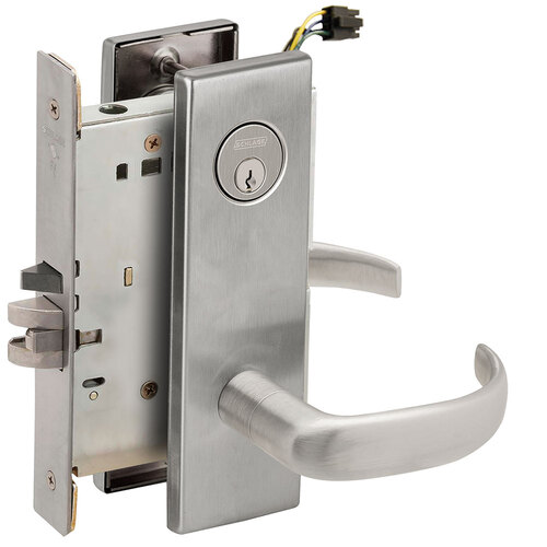 Lock Electric Mortise Lock Satin Chromium Plated