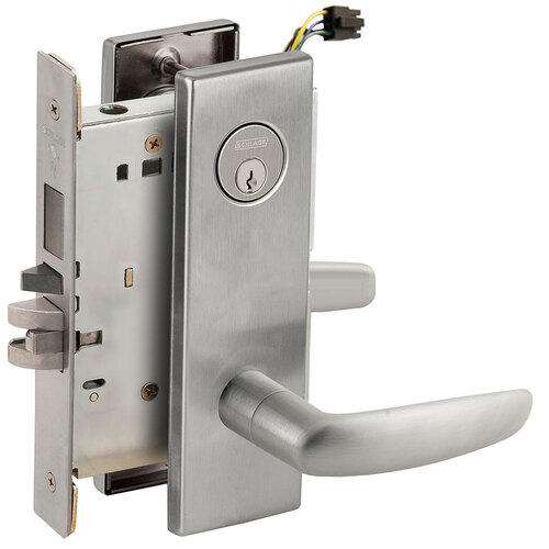 Lock Electric Mortise Lock Satin Chromium Plated