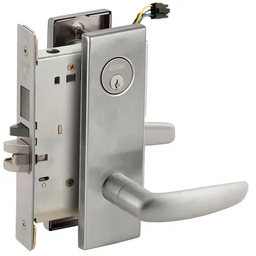 Lock Electric Mortise Lock Satin Stainless Steel