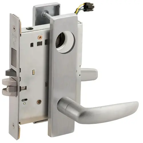 Lock Electric Mortise Lock Satin Chromium Plated