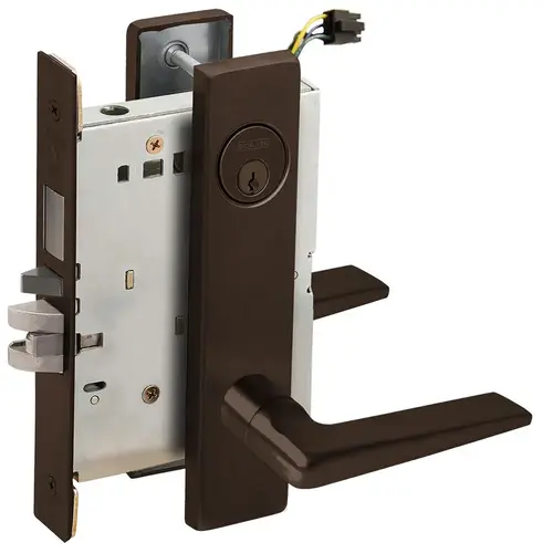 Lock Electric Mortise Lock Aged Bronze