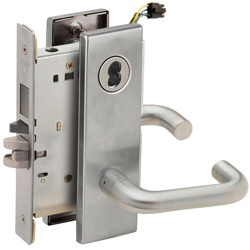 Lock Electric Mortise Lock Satin Stainless Steel