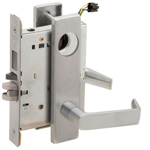 Lock Electric Mortise Lock Satin Stainless Steel