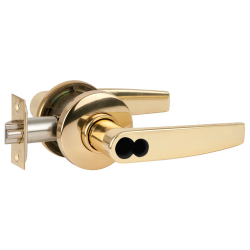 S Series Classroom Less Cylinder Jupiter with 16-203 Latch 10-001 Strike Bright Brass Finish