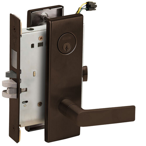 Lock Electric Mortise Lock Aged Bronze