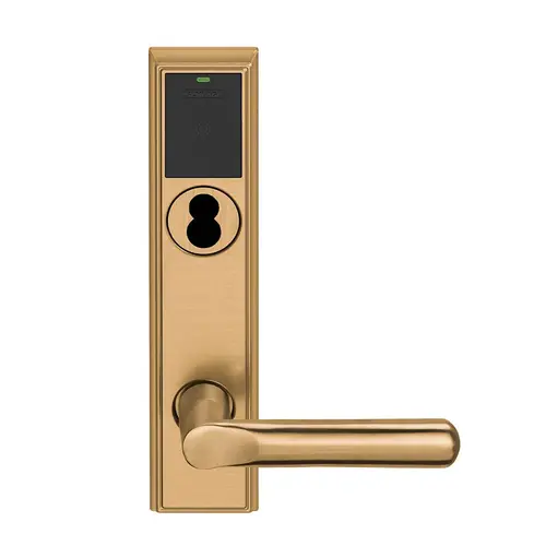 Wireless Mortise Lock Satin Bronze Clear Coated