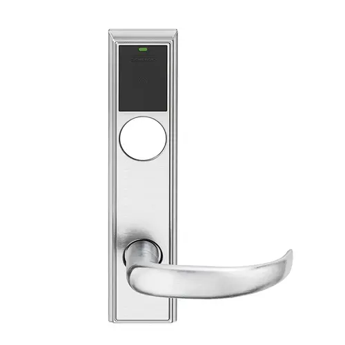 Wireless Mortise Lock Bright Chrome