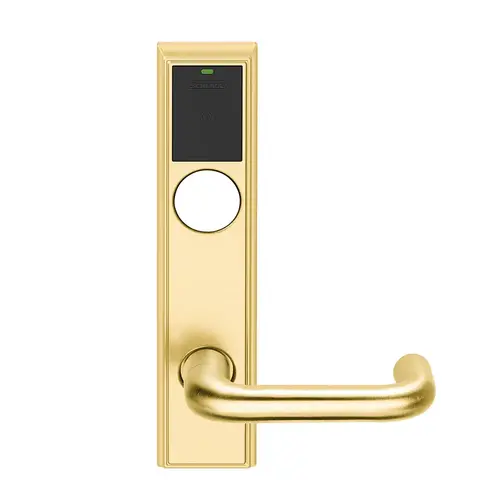 Wireless Mortise Lock Bright Brass