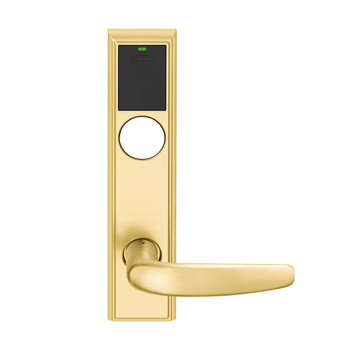 Wireless Mortise Lock Bright Brass