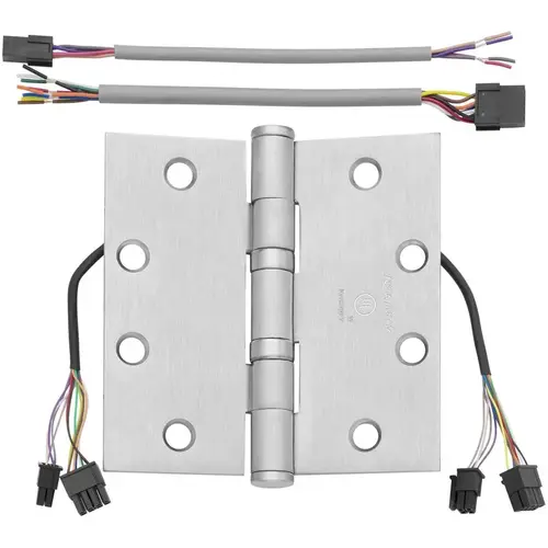 Electrified Hinges Satin Chrome