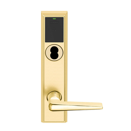 Wireless Mortise Lock Bright Brass