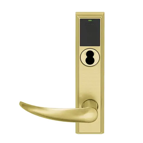 Wireless Mortise Lock Satin Brass