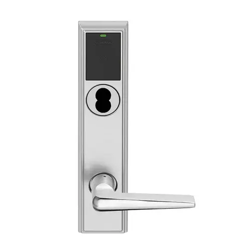 Wireless Mortise Lock Satin Chrome Antimicrobial Coated