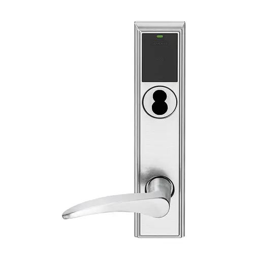 Wireless Mortise Lock Bright Chrome