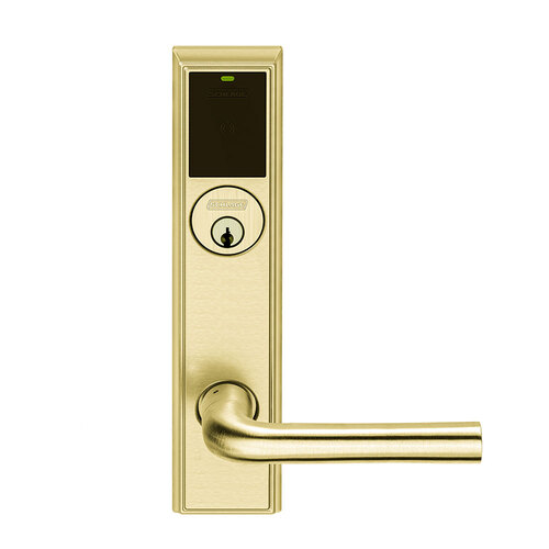 Wireless Mortise Lock Satin Brass