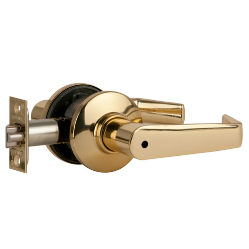 S40D SAT 605X619 Tubular Lock Bright Brass