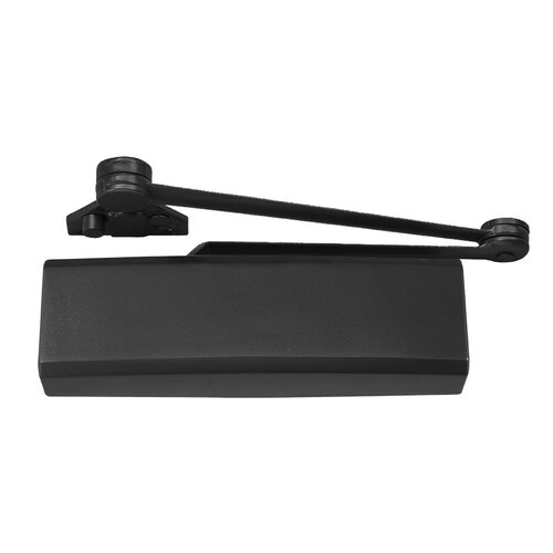 Parallel Arm Surface Mounted Spring Cush Door Closer with Thru Bolts 693 Black Finish