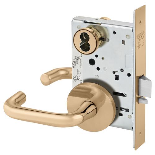 Manufacturing Mortise Lock Bright Bronze Clear Coated