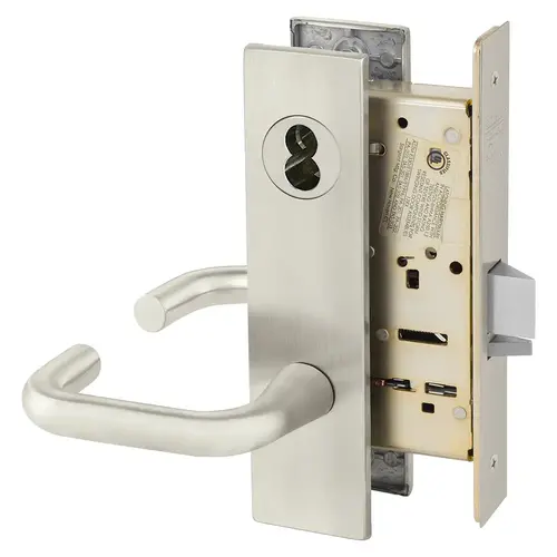 Manufacturing Mortise Lock Satin Nickel Plated Clear Coated