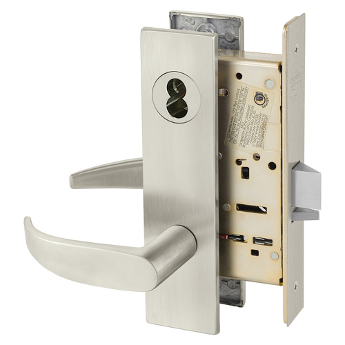 Manufacturing Mortise Lock Satin Nickel Plated Clear Coated