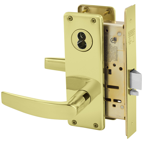 Manufacturing Mortise Lock Bright Brass