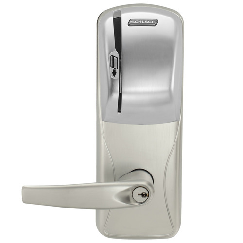 Electric Mortise Lock Satin Nickel Plated Clear Coated