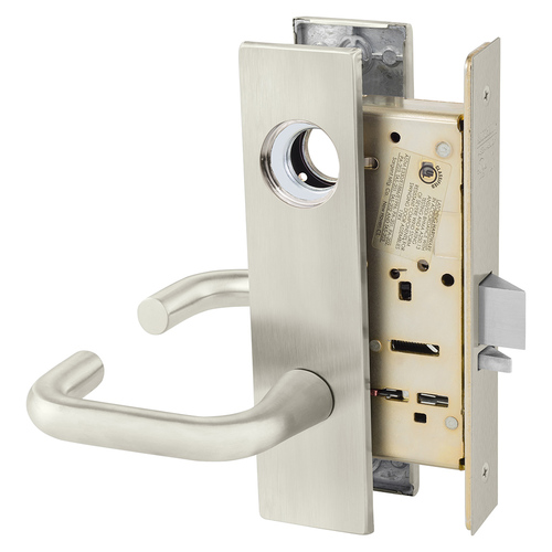 Manufacturing Mortise Lock Satin Nickel Plated Clear Coated