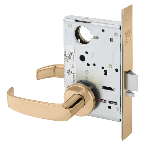 Manufacturing Mortise Lock Bright Bronze Clear Coated