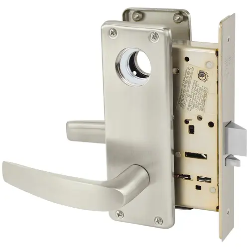 Manufacturing Mortise Lock Satin Nickel Plated Clear Coated