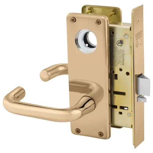 Manufacturing Mortise Lock Bright Bronze Clear Coated