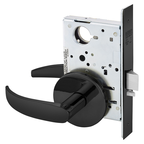 Mortise Lock Dark Oxidized Statuary Bronze Clear Coated