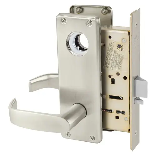 Manufacturing Mortise Lock Satin Nickel Plated Clear Coated