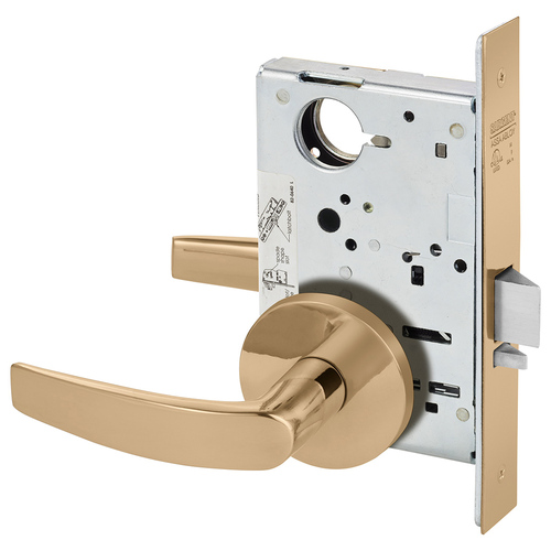 Manufacturing Mortise Lock Bright Bronze Clear Coated