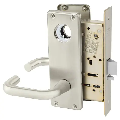 Manufacturing Mortise Lock Satin Nickel Plated Clear Coated