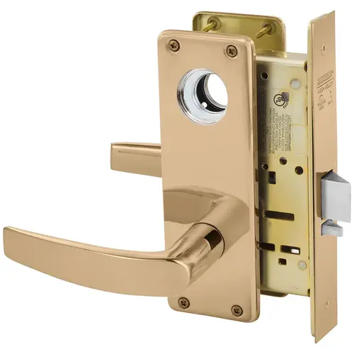 Manufacturing Mortise Lock Bright Bronze Clear Coated