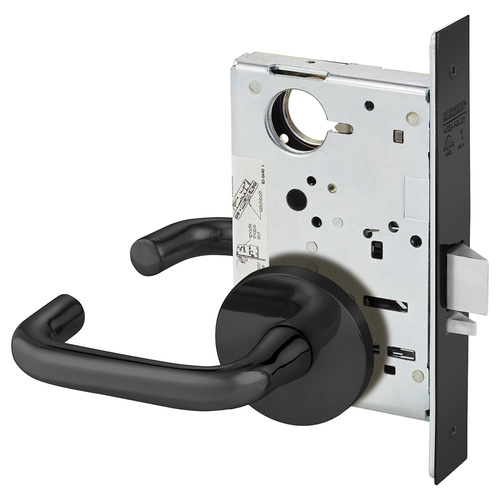 Mortise Lock Dark Oxidized Statuary Bronze Clear Coated