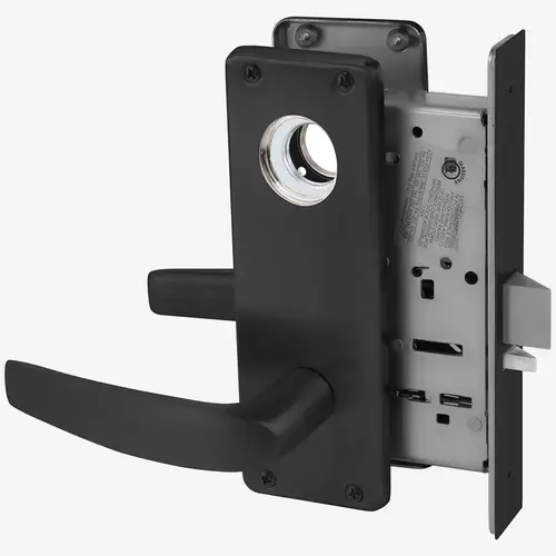 Manufacturing Mortise Lock Black Suede Powder Coat