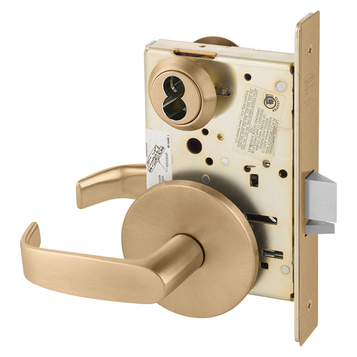 Manufacturing Mortise Lock Satin Bronze Clear Coated