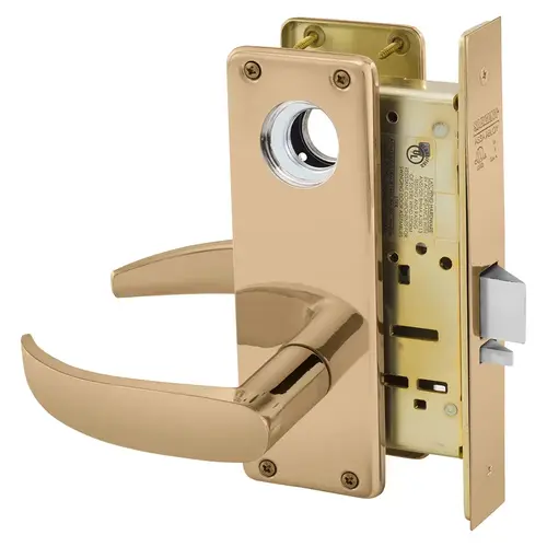 Manufacturing Mortise Lock Bright Bronze Clear Coated