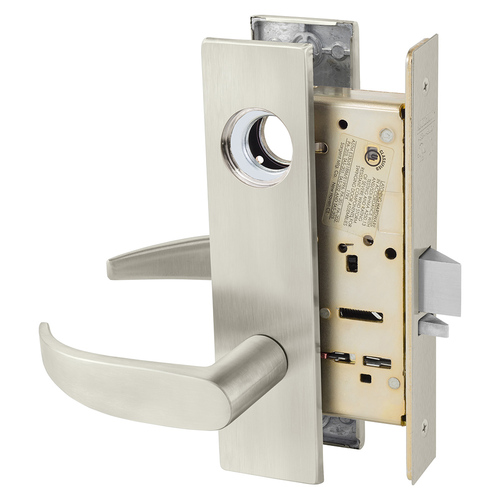 Manufacturing Mortise Lock Satin Nickel Plated Clear Coated