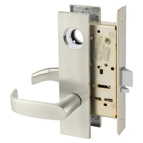 Manufacturing Mortise Lock Satin Nickel Plated Clear Coated