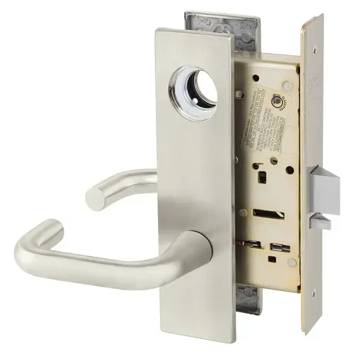 Manufacturing Mortise Lock Satin Nickel Plated Clear Coated